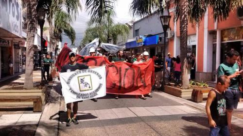 Histórica marcha aceitera en Gualeguaychú
