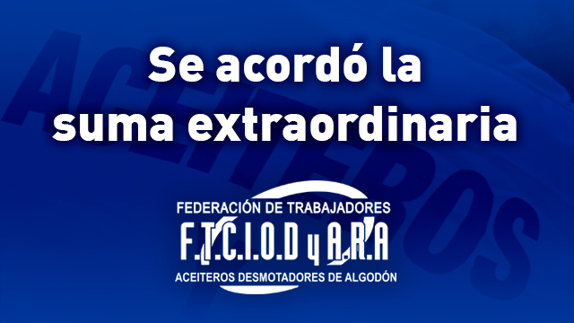 Acuerdo Suma Extraordinaria