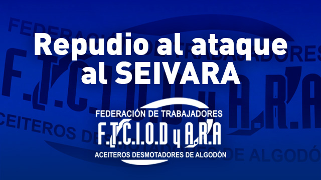 Repudio Al Ataque Al Seivara Destacada