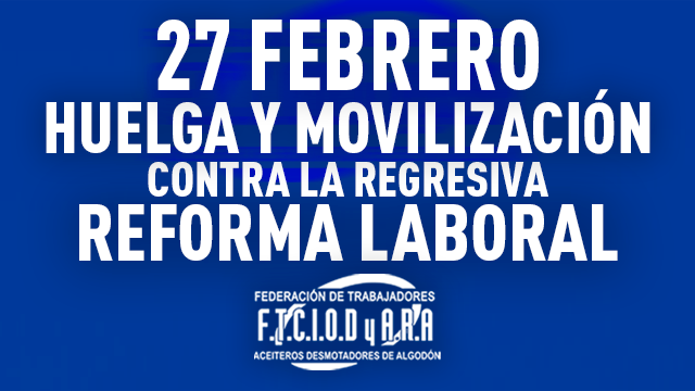 27 Febrero 2026 Huelga Y MovilizaciÓn Destacada