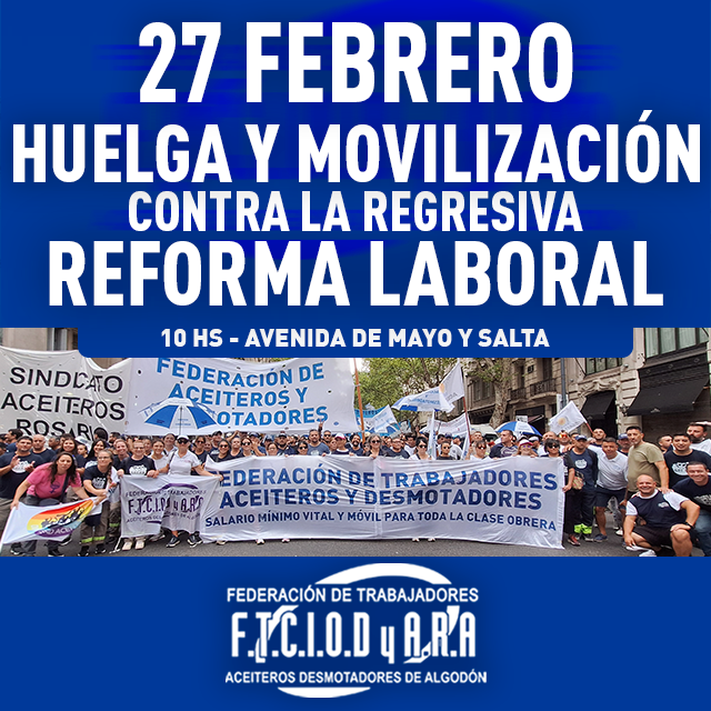 27 Febrero 2026 Huelga Y Movilización Contra La Reforma