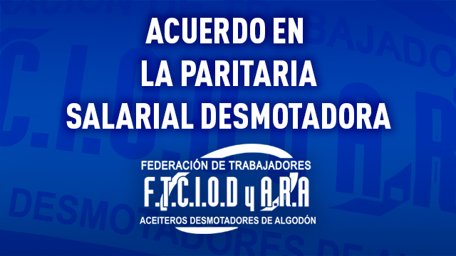 Acuerdo Desmotadores Destacada